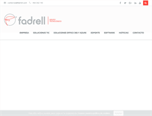 Tablet Screenshot of fadrell.com